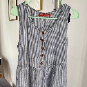 Pyne & Smith Model No.24 Dress Size Small Cosette Stripe